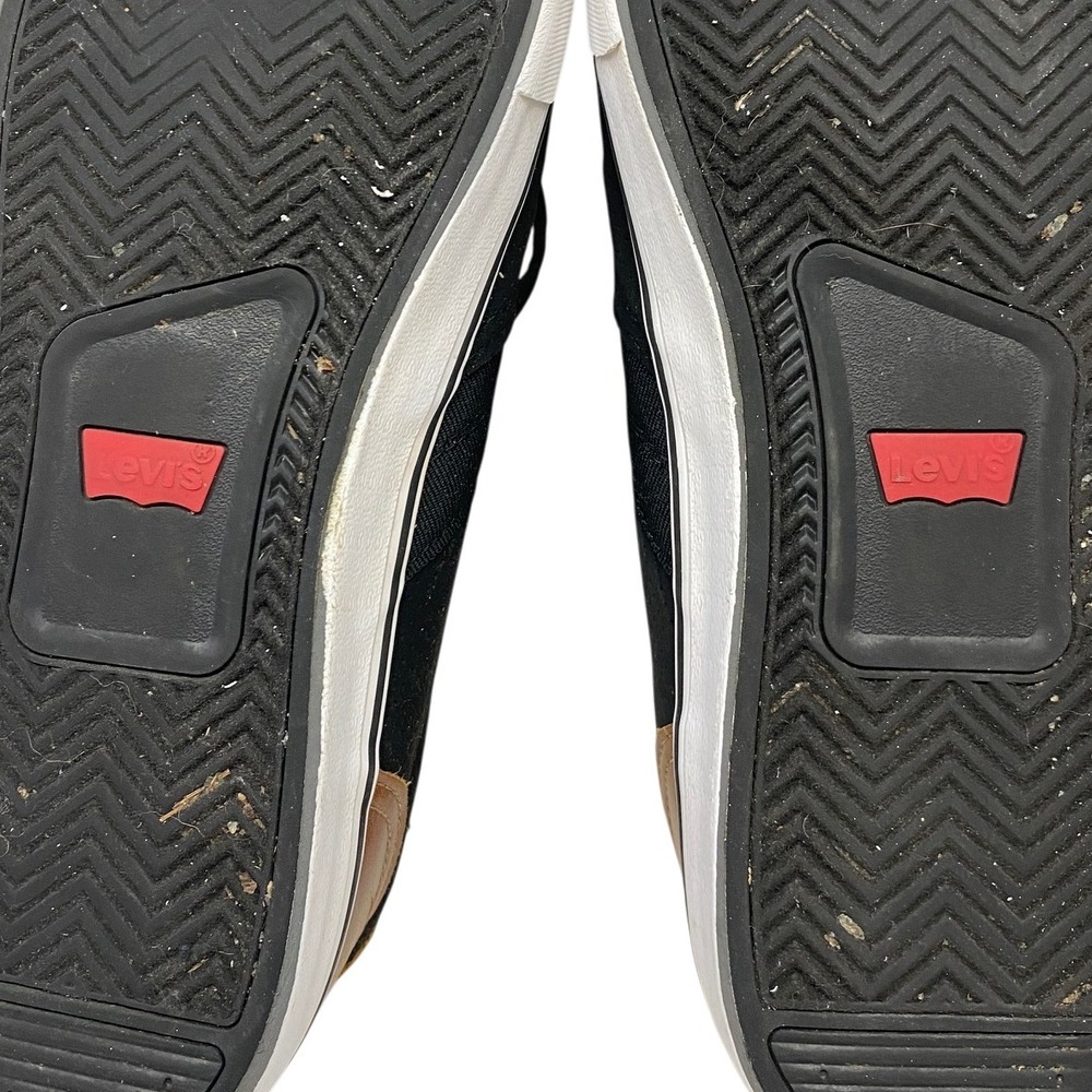 Levis Mens Black Casual Sneakers Synthetic Upper Size 13 - Picture 9 of 10